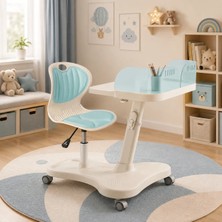 Ergo Kids Bonny Mobil Çocuk Çalışma Masası ve Sandalye Seti