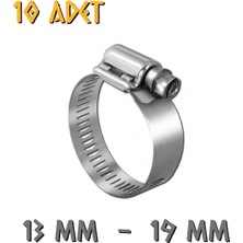 Made Ayarlanabilir Hortum Kelepçesi - 13-19 Mm. - 10 Adet