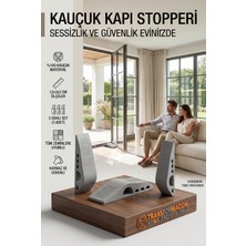 Transformacion 3'lü Set Kauçuk Kapı Stoperi Kaymaz Zemin Koruyucu Kapı Takozu Stoperi  723245