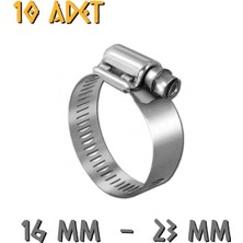 Made Ayarlanabilir Hortum Kelepçesi - 16-23 Mm. - 10 Adet