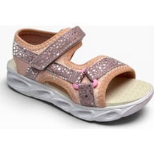Arzen Bebe 223-26 Simli Cırtlı Anatomik Kız Çocuk Sandalet 31-35