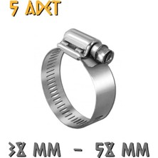 Made Ayarlanabilir Hortum Kelepçesi - 38-58 Mm. - 5 Adet