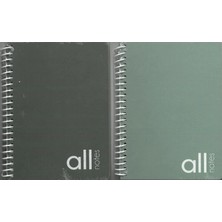 Colornote Papirüs Papirüs All Notes Sert Kapak Spiralli 14X19 100YP. Kareli Defter - Tekli