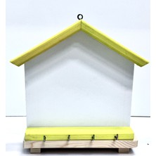 Ceren Wooden     Dekoratif Anahtar Askısı ve Mini Raf