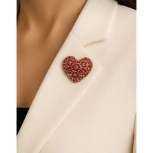 Deniz Accessories Kalp Broş