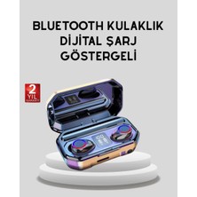 Aslanoğlu Store Bluetooth Kablosuz Kulaklık 4 Saat Kullanım Şarj Kutulu Düşük Enerji Tüketimli