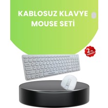 Aslanoğlu Store Mey Ithalat® Ergonomik Kablosuz Klavye Mouse Takımı - Tam Boy, Sessiz ve Güvenilir
