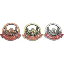 Aslanoğlu Store Mey Ithalat® Istanbul Temalı Metal Magnet Model 4