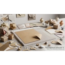Printona 15X15 cm Kağıt ve Karton Katlama Aparatı Kırım Tahtası - Hobi Zarf Davetiye Yapımı