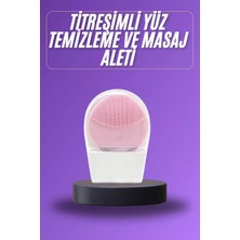 Aslanoğlu Store Titreşimli Yüz Masaj Aleti Titreşimli Makyaj Temizleme Cihazı