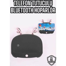 Aslanoğlu Store Telefon Tutuculu Akıllı Hoparlör Yüksek Ses Kaliteli Hoparlör