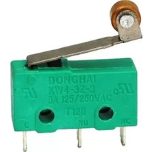Aslanoğlu Store Powermaster Micro Switch Lehim Bacak Makaralı 5A 250 Vac IC-168