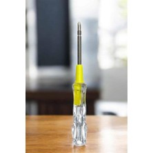 Aslanoğlu Store Test Cihazı Kontrol Kalemi Çift Başlıklı Şeffaf Elektrik Testi