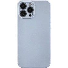 Aslanoğlu Store Iphone 13 Pro Max Kılıf Nano Içi Kadife  - Sky Blue