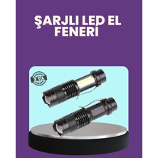 Aslanoğlu Store Suya Dayanıklı 4 Modlu Mini LED El Feneri