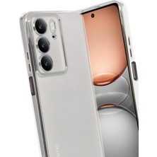 Aslanoğlu Store Mey Ithalat®  Realme C75 4g Kılıf  Lensli Silikon - Gümüş