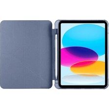 Aslanoğlu Store Mey Ithalat®   Ipad 2022 10.9 (10.nesil) Kılıf Kalemlikli Mars Tablet Kılıfı - Lavender