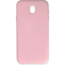 Aslanoğlu Store Galaxy J7 Pro / J730 Kılıf Nano Içi Kadife  - Pudra