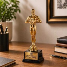 Best Hediye Oskar Ödül Heykelleri 26 cm-istenilen yazıyla