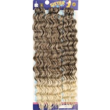Aslanoğlu Store Afro Daası  / Küllü Kahve / Platin Ombreli 8/613