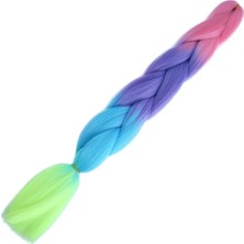 Aslanoğlu Store Afrika Örgülük Ombreli Sen  100 Gr. / Pembe / Mor / Açık Mi / Neon Sarı