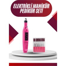 Aslanoğlu Store Elektrikli Profesyonel Manikür Pedikür Seti Değiştirilebilir Başlık Seçeneği