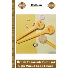 Carlburn #kese Peeling Etkili Banyo Sırt Masajı Uzun Ördek Tasarımlı Yumuşak Uçlu Vücut Kese Fırçası