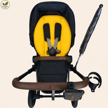Pera Baby Bebek Arabaları Için Sırt Pedi (Mios,priam,balios,melio) Sarı