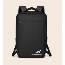 Bugaboo Butterfly Bebek Arabasıyla Uyumlu Taşıma Çantası, Butterfly ile Uyumlu Kabin Boy Seyahat Çantası (Black Plus Fabric)