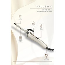 9.8 mm Seramik Kaplamalı Profesyonel Saç Maşası – Ince ve Kalıcı Bukleler -VME-3001