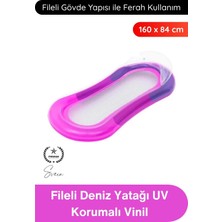 Svein #denizyatağı Fileli Deniz Yatağı Havuz Şezlongu Şişme Yüzer Minder Uv Korumalı Vinil Plaj Tatil Su Keyfi Taşınabilir Dayanıklı Konforlu Relax Yatak 160X84 cm Yüzme Platformu