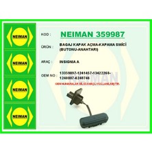 Bescher Lvsqvr Bagaj Kapak Açma-Kapama Swici Butonu-Anahtari Insignia A