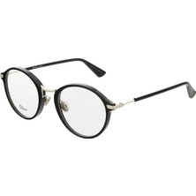 Christian Dior Dıor Essence 6 0807YUVARLAK Siyah Gümüş Metal Unısex Gözlük
