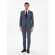 Cacharel Erkek Mavi Slim Fit Kumaş Pantolon 50284834-VR036