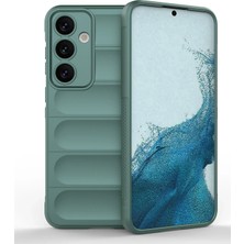 Flzdgnkr Newface  Galaxy S24 Kılıf Optimum Silikon - Koyu Yeşil