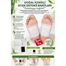 Blooming Plus Premium Detoks Ayak Bandı 10'lu Paket - Doğal Bitkisel Içerikli Toksin Giderici