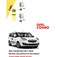 Bosch Opel Combo 2012-2017 Arası Ön Kısa Far Ampülü (2 Adet) Sarı Renk