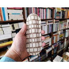 Mahfuz Crazy Hors Gerçek Deri Tamamen El Emeği Kalemlik Kalem Kutu 16,5 cm 6,9 cm Ebatlarında DAK179