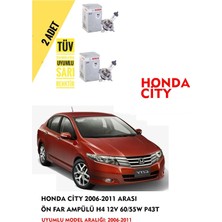 Bosch Honda City 2006-2011  Arası Ön Far Ampül Takımı 2 Adet