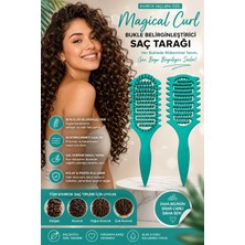 SYKU Magical Curl Bukle Belirginleştirici Tarak Kıvırcık Saçlar İçin Elektriklenme Karşıtı  Islak Kuru Kullanım