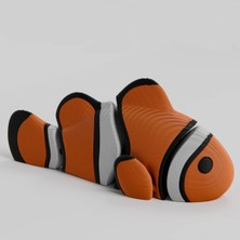 Brand House Çok Renkli 3D Flexi Balık Anahtarlık & Çanta Süsü | Hareketli Charms Figür