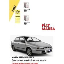 Bosch Marea 1997-2002 Arası Ön Kısa Far Ampülü (2 Adet) Sarı Renk