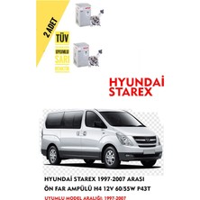 Bosch Hyundai Starex 1997-2007 Arası Ön Far Ampül Takımı 2 Adet