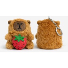 Ziventa Kapibara Peluş Yeşil Sülfat Sevimli Anahtarlık Capybara Kapipara Labubu Oyuncak 10CM Sevgili