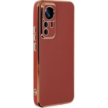 Mudanis Mi 12T Pro Kılıf Volet Silikon - Kırmızı