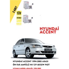 Bosch Hyundai Accent 1994-2005 Arası Ön Far Ampül Takımı 2 Adet