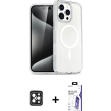 Marsilyan™- iPhone 16 Pro Max Kılıf Nova Asil Prime - Siyah Bilvis 3x Ar Hd Cam Ekran Koruyucu + Pvd Metal Kamera Lens - Sh