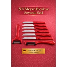 SYKU 8’li Meyve Bıçak ve Soyacak Seti – Şık Tasarım, Alman Kalitesi, Hediye Için Uygun