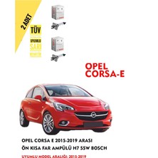 Bosch Opel Corsa E 2015-2019 Arası Ön Kısa Far Ampülü (2 Adet) Sarı Renk