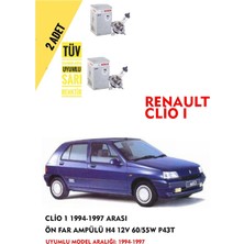 Bosch Renault Clio 1 1994-1997  Arası Ön Far Ampül Takımı 2 Adet